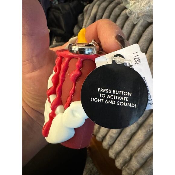 Bath & body works pocketbak holder nwt skeleton hand candle blood - Picture 7 of 10
